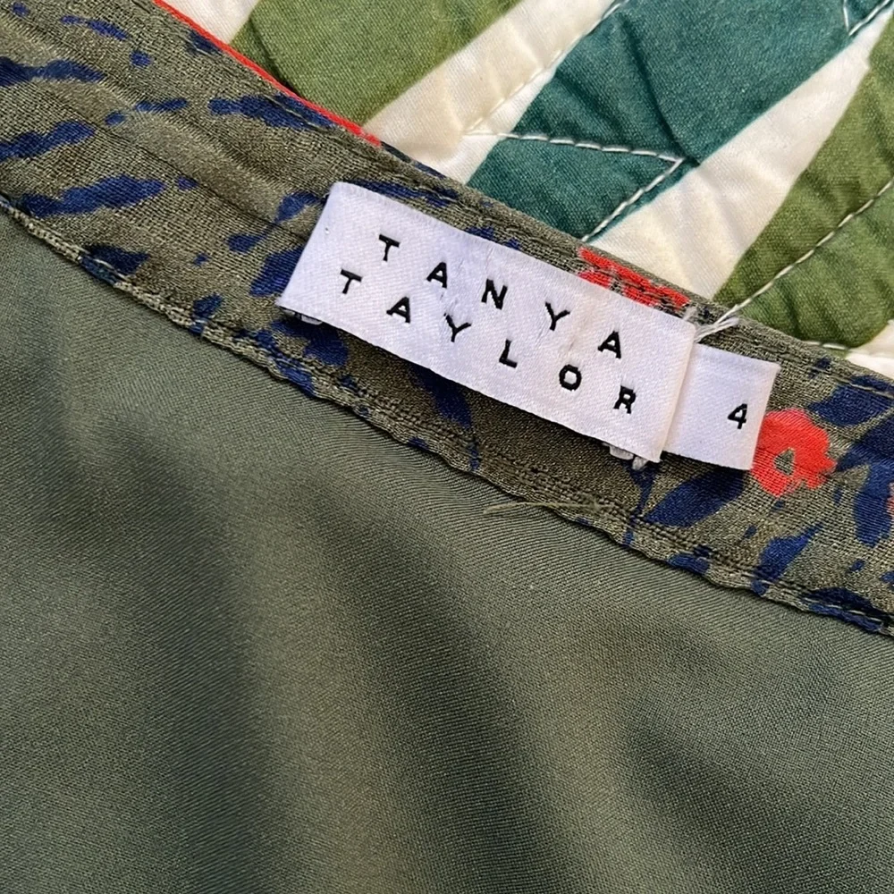 Tanya Taylor Silk Floral Rhett Dress, Size 4 - Picture 8 of 8